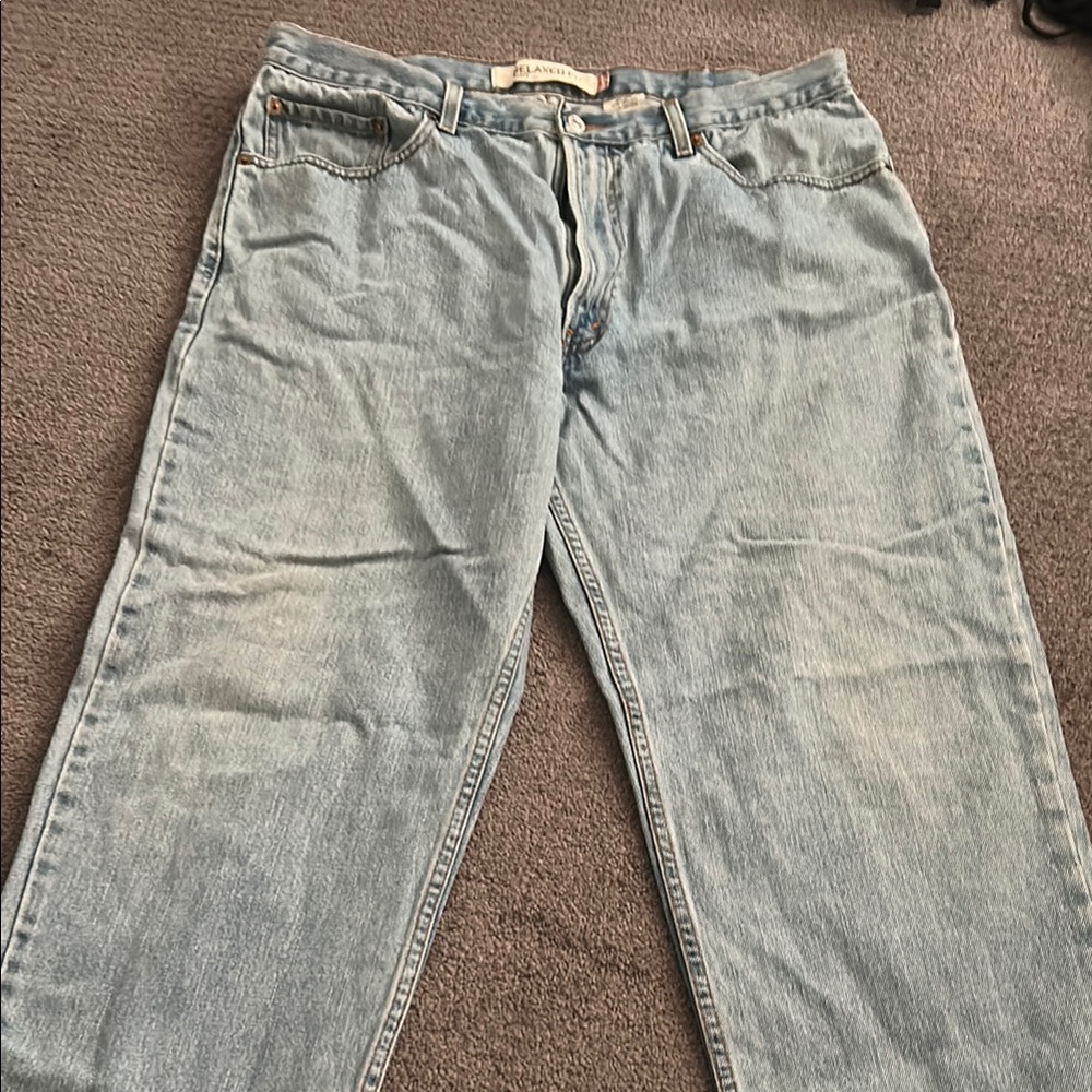 Signature by Levi Strauss Blue Relaxed Fit Jeans